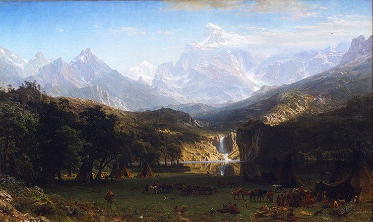 Albert Bierstadt The Rocky Mountains, Landers Peak